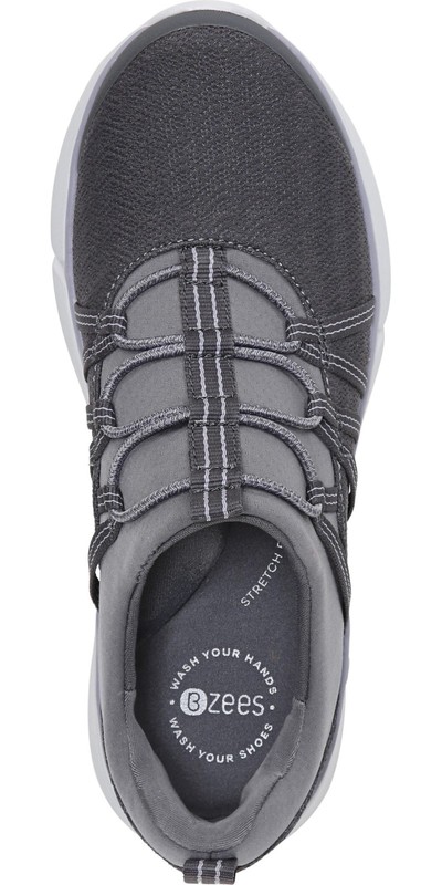 BZees Women's Hero Sneakers Grey 7M