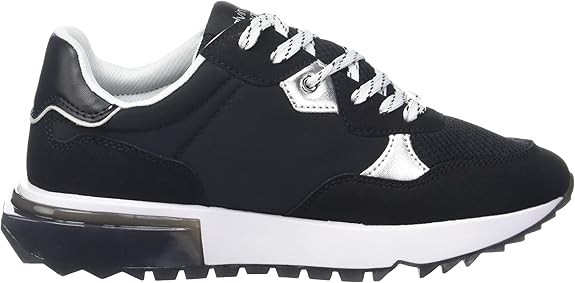 Calvin Klein Women’s Magalee Casual Logo Sneakers Black White Size 8M