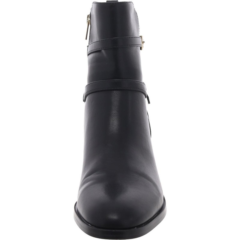 Calvin Klein Womens Jasen Black Zip Up Booties 7.5 Medium (B M) BHFO 3769