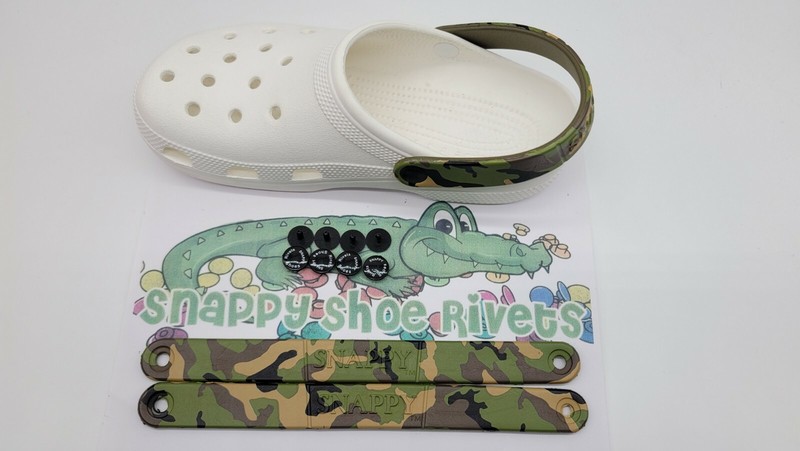 Camo Straps that fit your Croc shoes