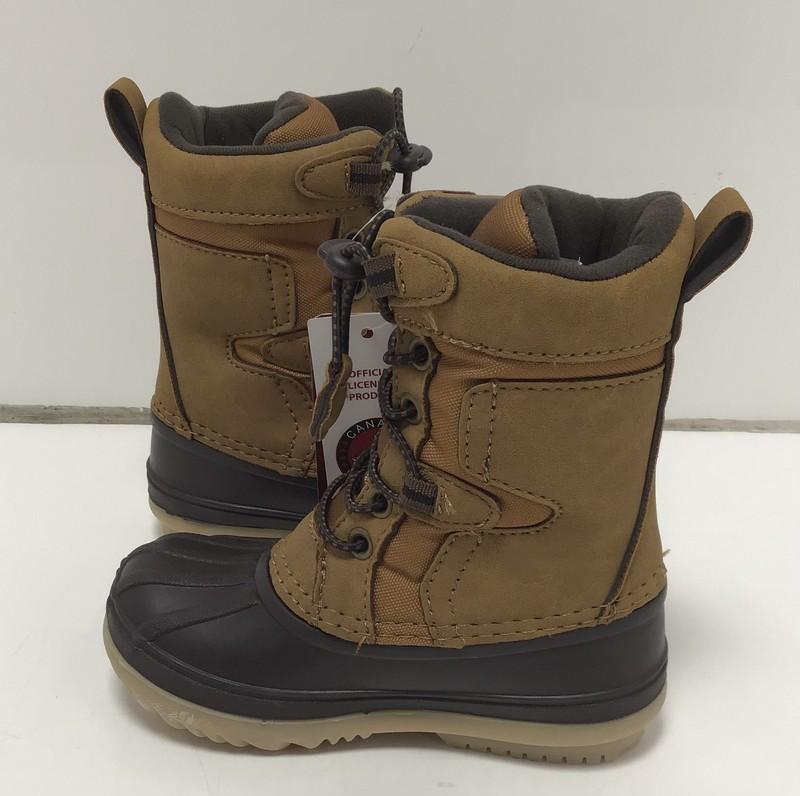 Canada Weathergear Duck Boots Unisex Adelle Toddler In Chestnut US Size 9M