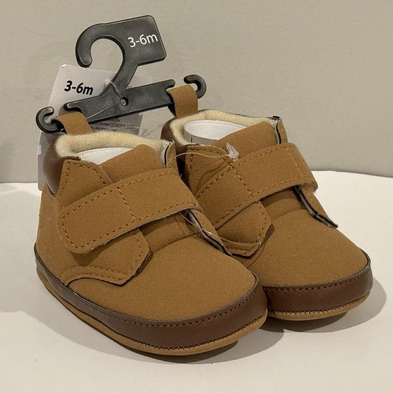Carter’s Child of Mine Brown Soft Boots Shoes Baby Boy 3-6M NWT NEW