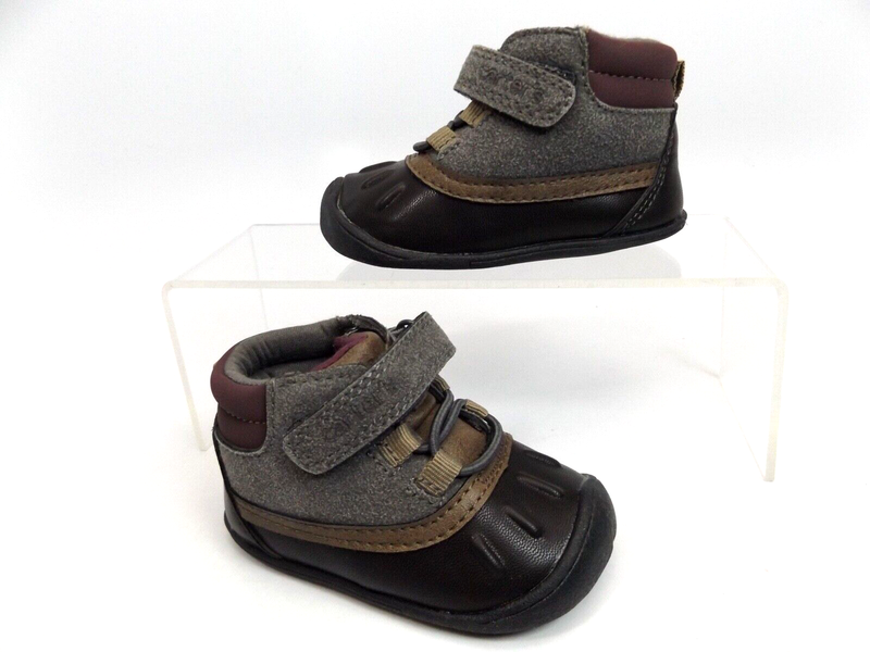 Carter's Every Step Jonah Dark Gray DUCK Shoes Stage Walk Toddler Size 3.0 Baby