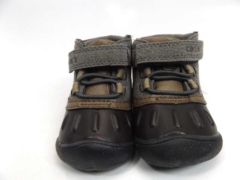 Carter's Every Step Jonah Dark Gray DUCK Shoes Stage Walk Toddler Size 3.0 Baby