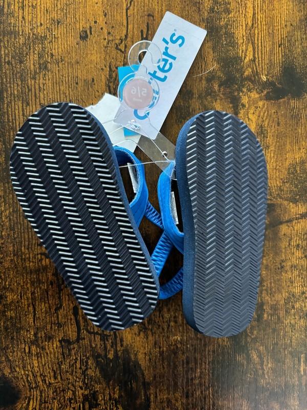 Carter's Flip Flop Sandals For Toddler Boy Size S 5/6 WITH TAGS