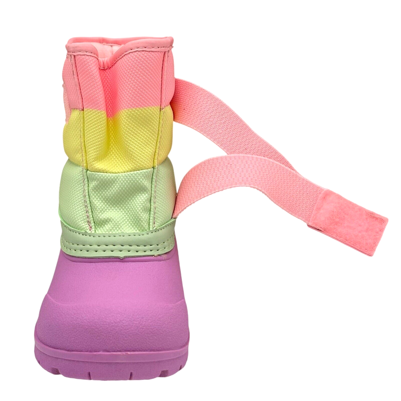 Carter's Little Girl's Snow-Cold Weather Boots Size 12 Pink/Lavender/Multicolor