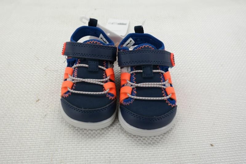 Carters Every Step Baby Sandals Boys Swim Athletic Navy Orange 3 Months TF