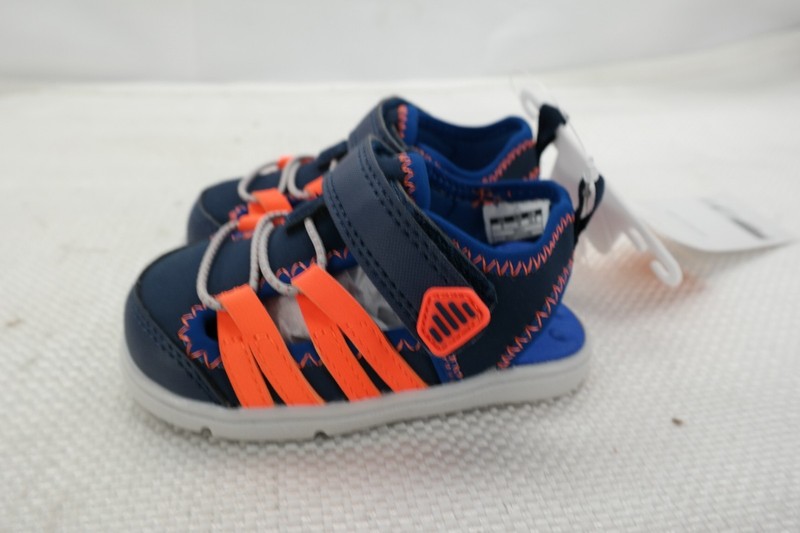 Carters Every Step Baby Sandals Boys Swim Athletic Navy Orange 3 Months TF