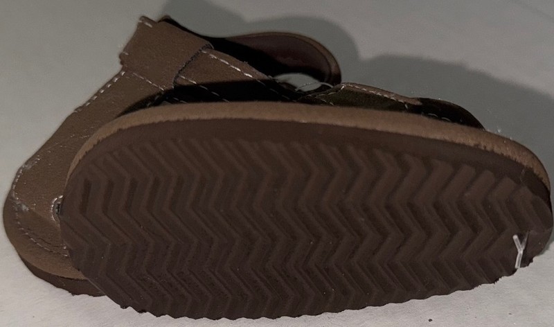 CARTERS Just One You Baby Sandals Brown/tan Size NEWBORN
