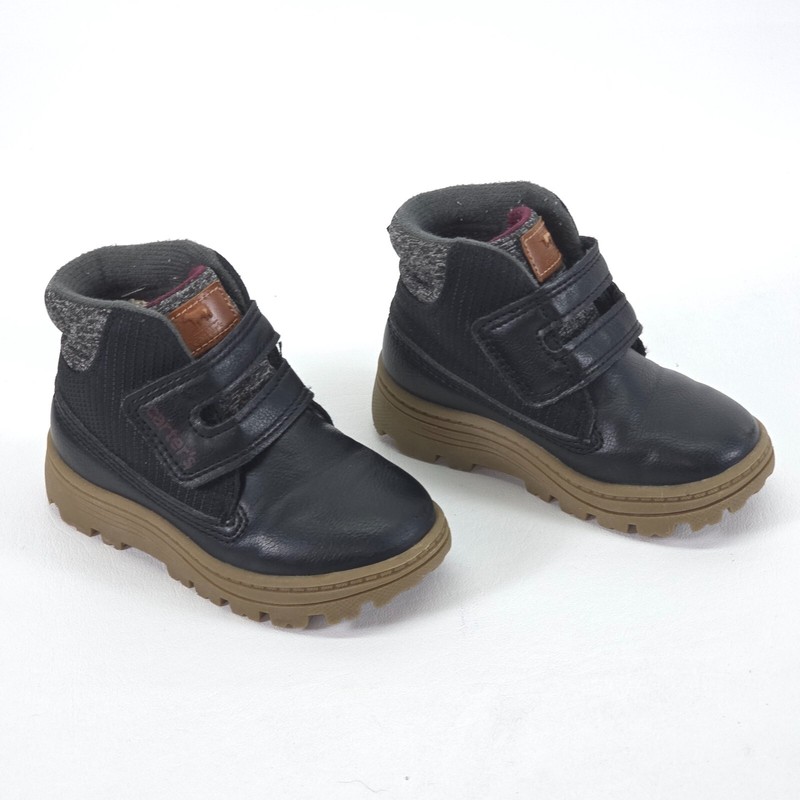 Carters Kelso Chunky Boot Toddler 6M Sporty Round Toe Preppy Casual Outdoors EUC