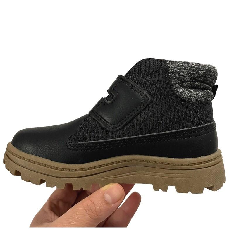 Carters Little Boys Sporty Boots Size 11 Black Stylish & Comfortable Shoes