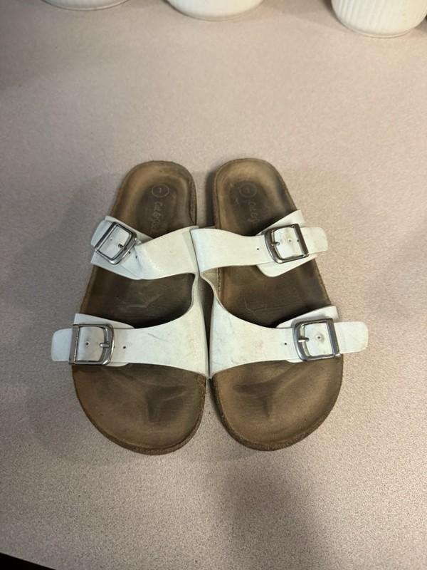 cat and jack shoes girls white size 1