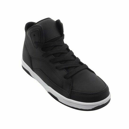 CAT & JACK BIG BOYS NELSON'S UNIFORM HIGH TOP SKATE SNEAKER BLACK *CHOOSE SIZE