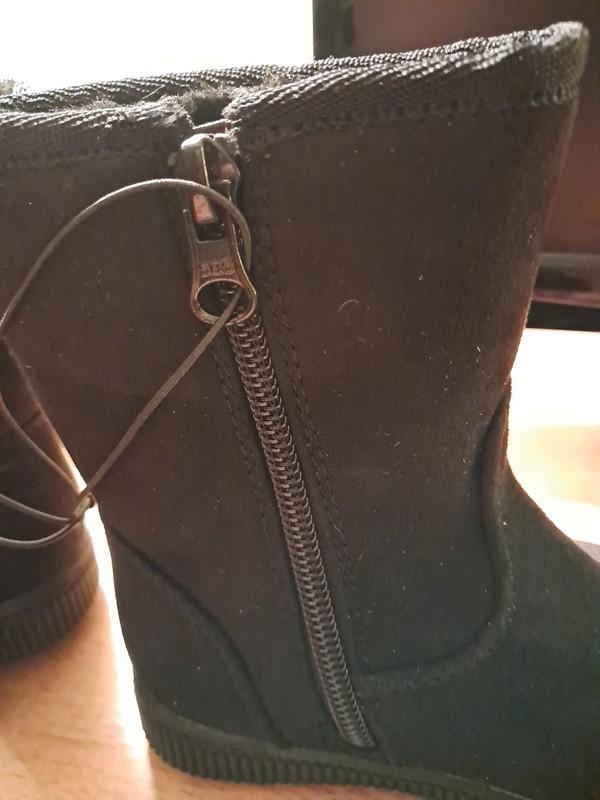 Cat & Jack Black Toddler Girl Boots Size 7