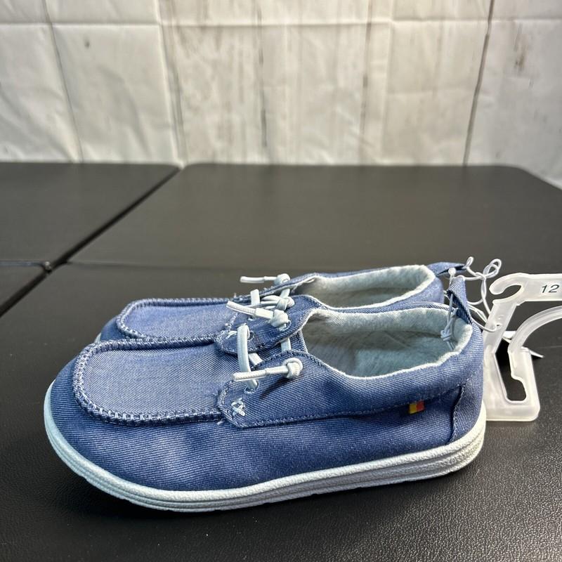 Cat & Jack Blue Girls Slip On Comfortable Stylish Size 12 ✅✅