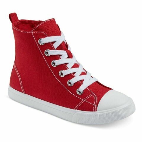 CAT & JACK BOYS PAXTON HI-TOP CANVAS SNEAKER CHOOSE COLOR & SIZE *NEW