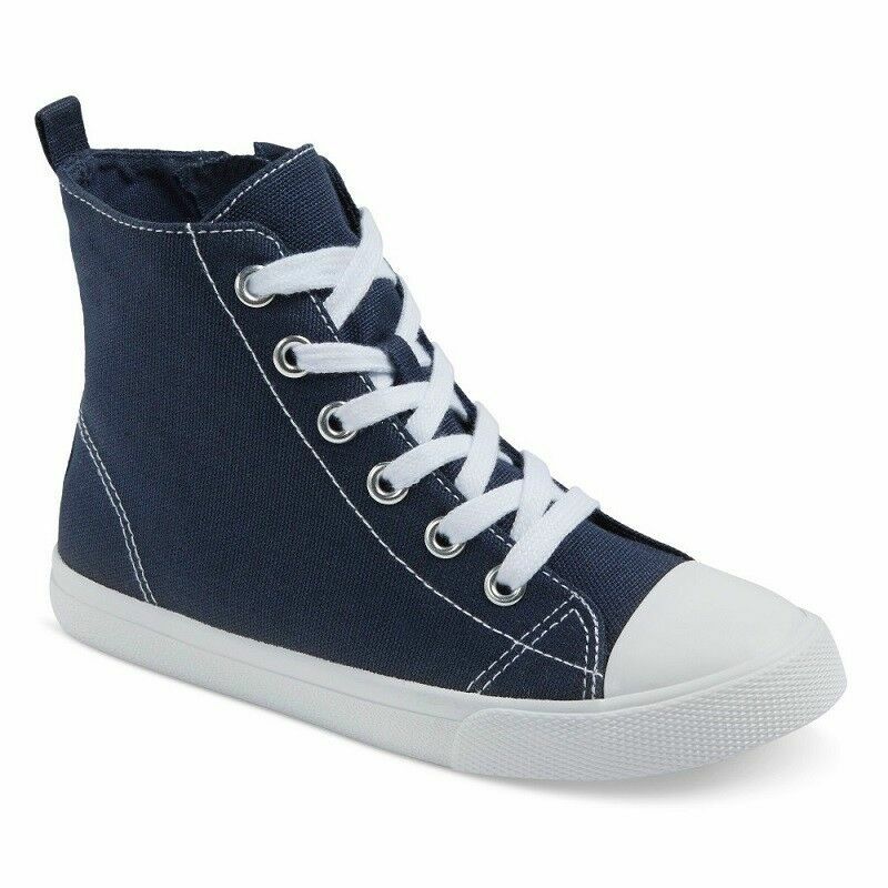 CAT & JACK BOYS PAXTON HI-TOP CANVAS SNEAKER CHOOSE COLOR & SIZE *NEW