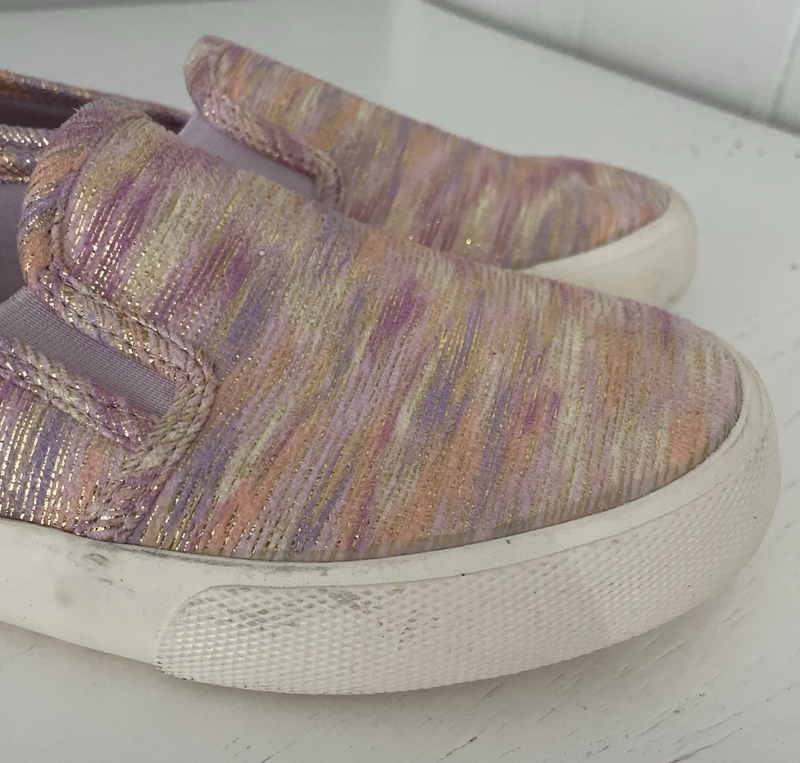 Cat & Jack - Girl's Shoes Canvas Slip On Pink Keagan Size 4 New