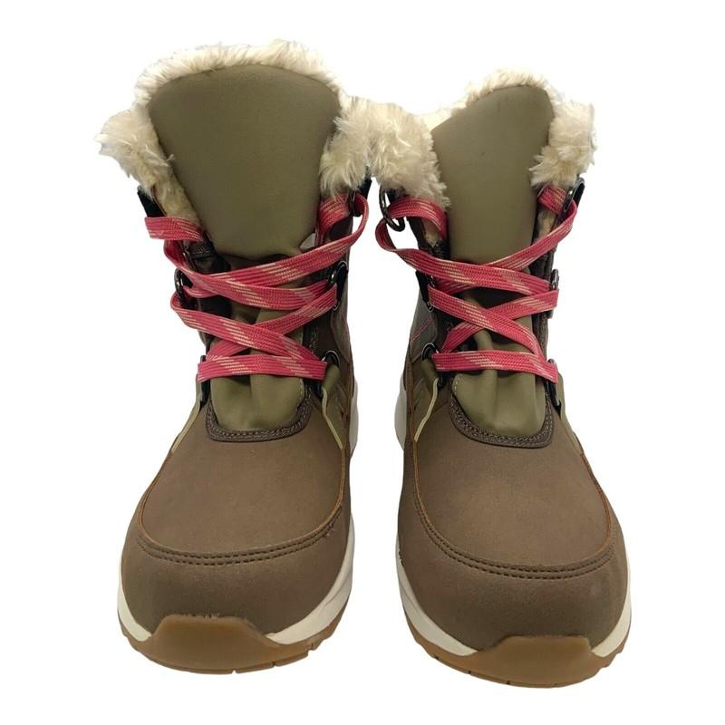 Cat & Jack Girls' Kasey Faux Fur Thermolite Winter Boots Tan US Big Kids Size 4
