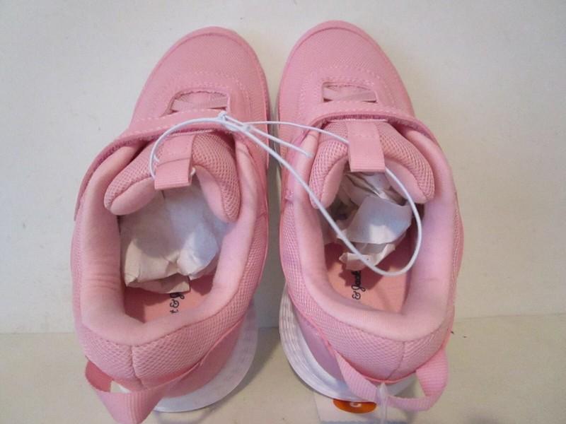 Cat & Jack Girls Robin Hook & Loop Fashion School Sneakers Pink Size 2