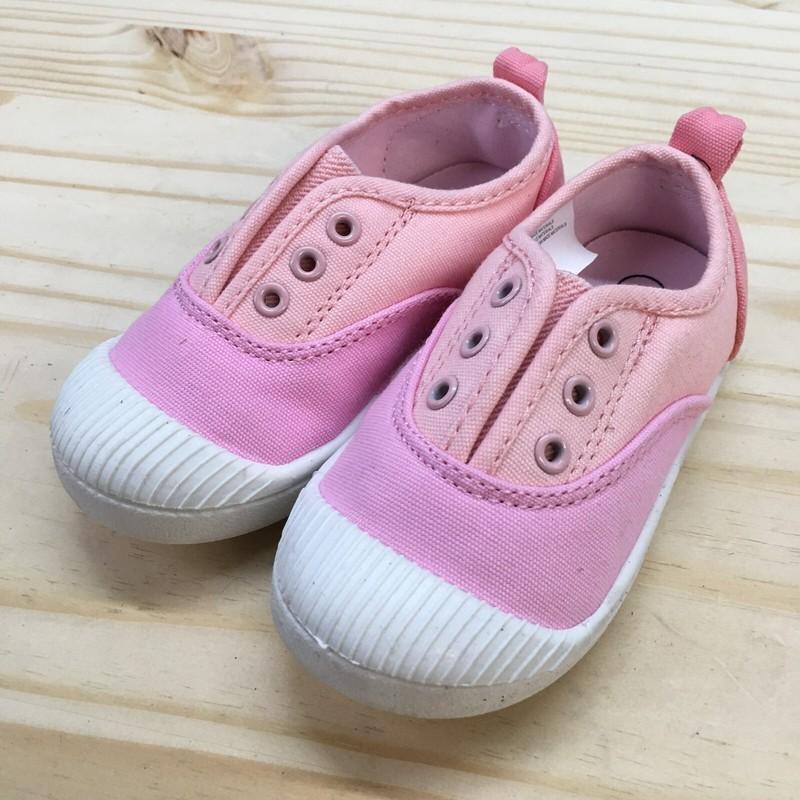 Cat & Jack Shoes Toddler 7 Rory Sneakers Pink Faux Leather Casual Closed Toe Low