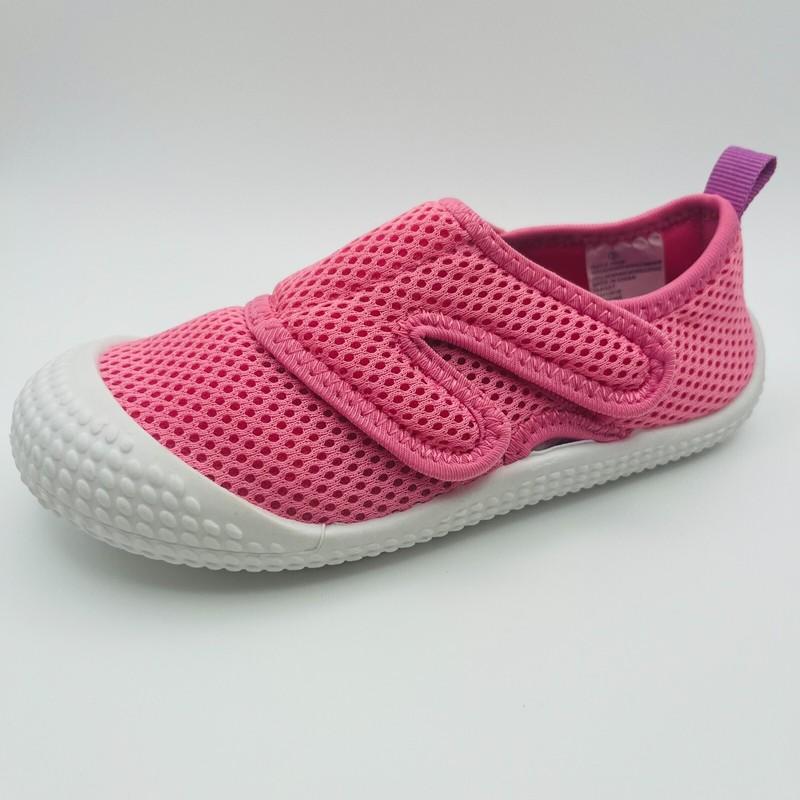 Cat & Jack Theo Toddler Girls Pink Shoes Hook And Loop Strap Back Pull Tab New