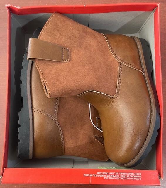 Cat & Jack Toddler Boys' Hunter Slip-On Fashion Boots - Brown Size 10