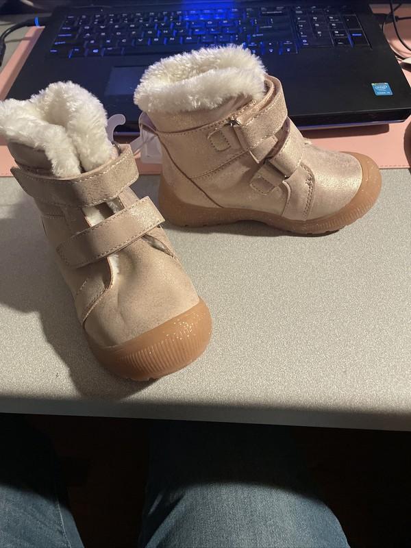Cat & Jack Toddler Eli Boots Sz 8 Pink Slip-On Winter Boots NWT