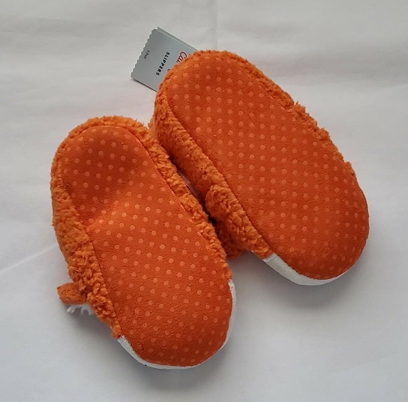 Cat & Jack Toddler Fuzzy Fox Dog Animal Slippers Size Large 4T/5T Boys Girls A7