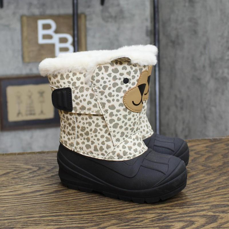 Cat & Jack Toddler Girls Faux Fur Frankie Winter Boots AEX56 12T 5T 9T