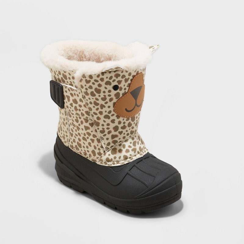 Cat & Jack Toddler Girls Faux Fur Frankie Winter Boots AEX56 12T 5T 9T