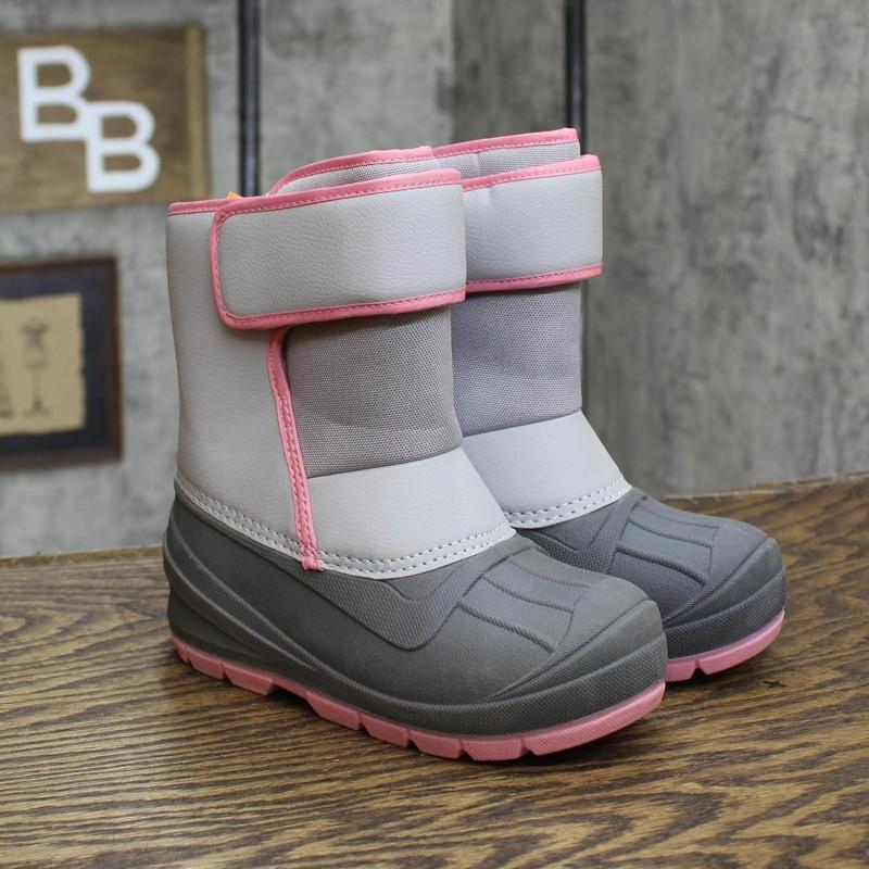 cat & Jack Toddler Girls Lenny Winter Boots AEX55 Gray 11T