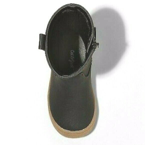 Cat & Jack Toddler Girls Orabel Tall Fashion BOOTS Sz 7 Black