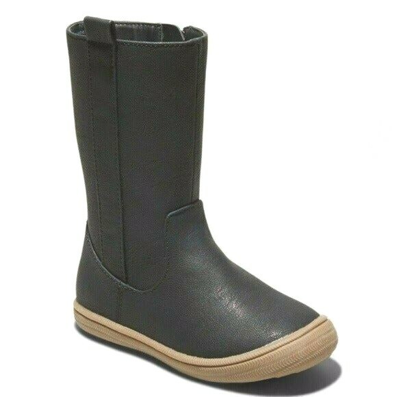 Cat & Jack Toddler Girls Orabel Tall Fashion BOOTS Sz 7 Black