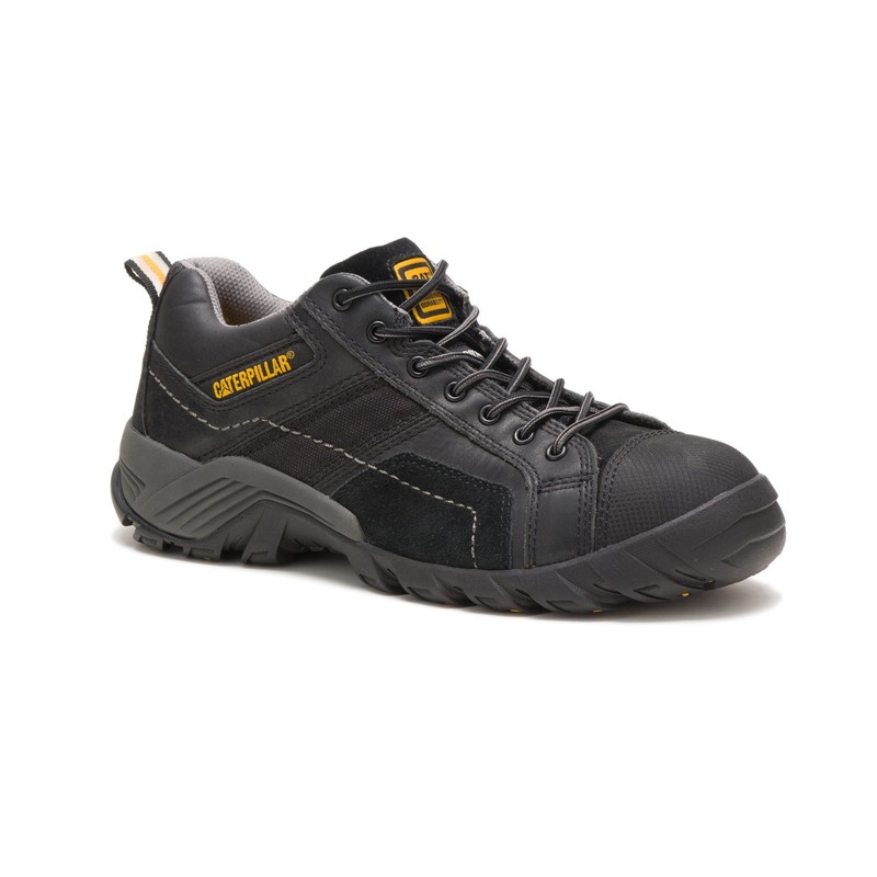 Caterpillar Men Argon Composite Toe Work Shoe Work Boots Leather