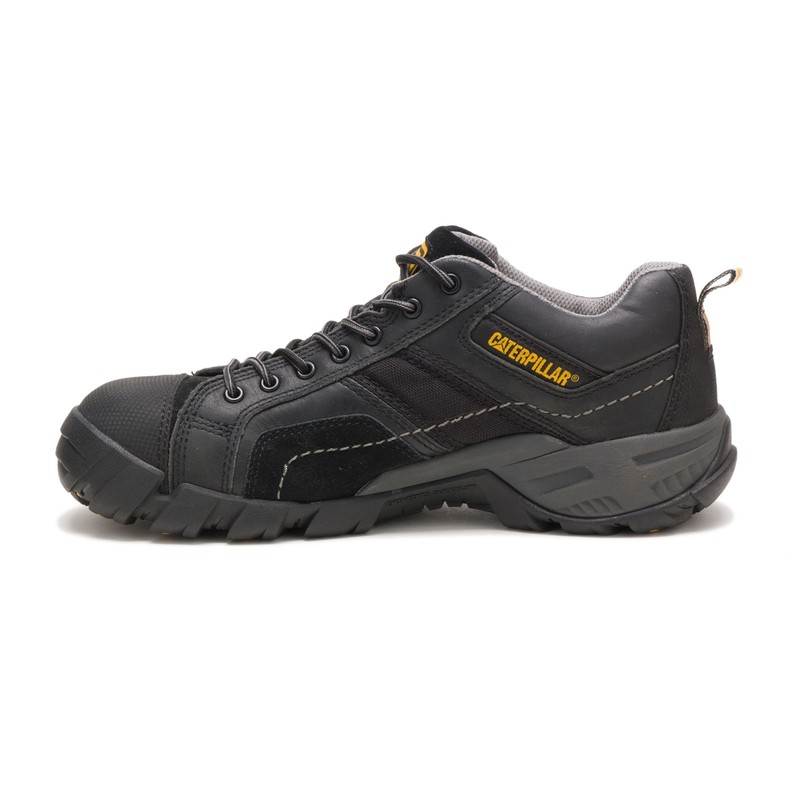 Caterpillar Men Argon Composite Toe Work Shoe Work Boots Leather