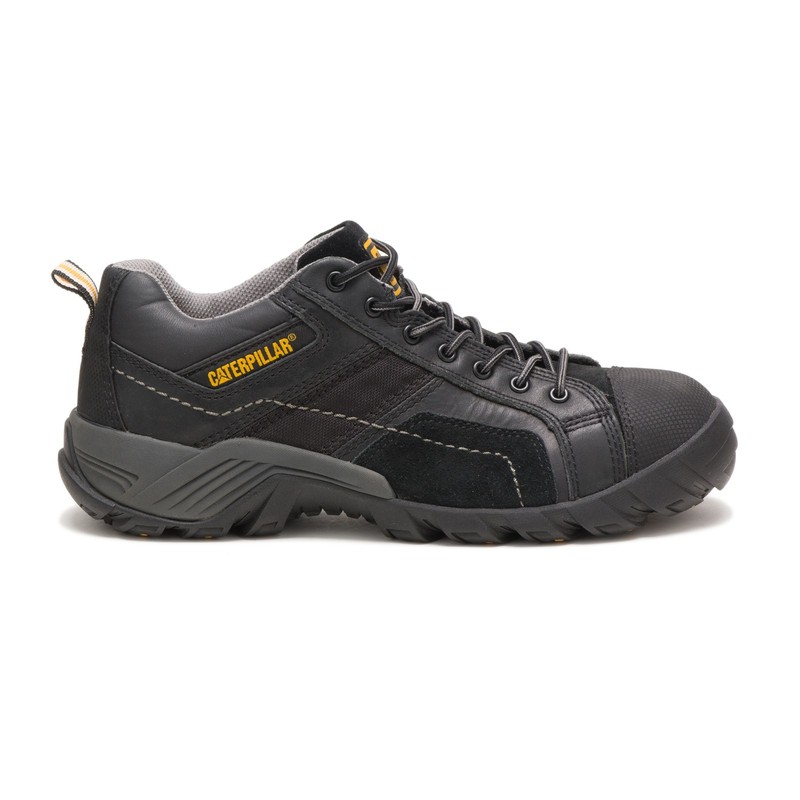 Caterpillar Men Argon Composite Toe Work Shoe Work Boots Leather