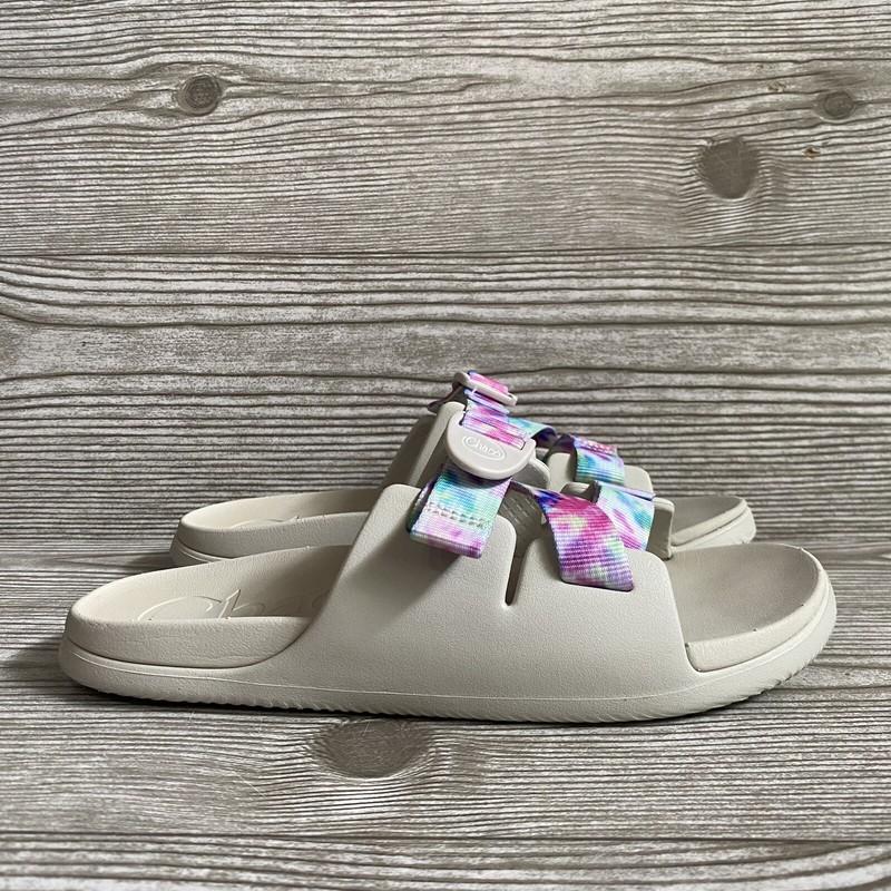Chaco Big Kids Chillos Slides Sandals Multicolor Tie Dye Size K5
