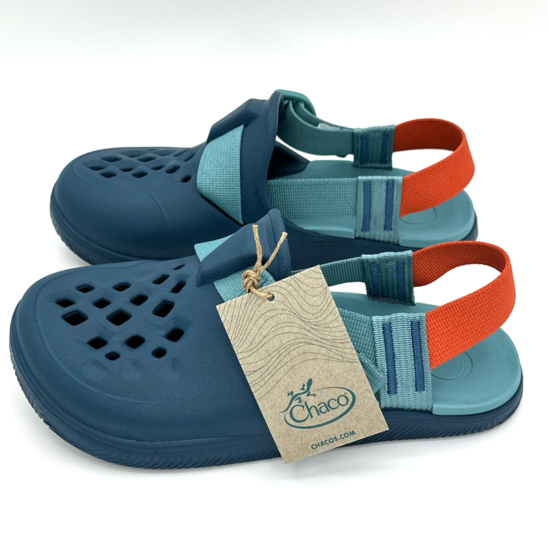 Chaco Chillos Clogs Ocean Blue Women's Size 7 Slip-On Comfort Foam Sandals