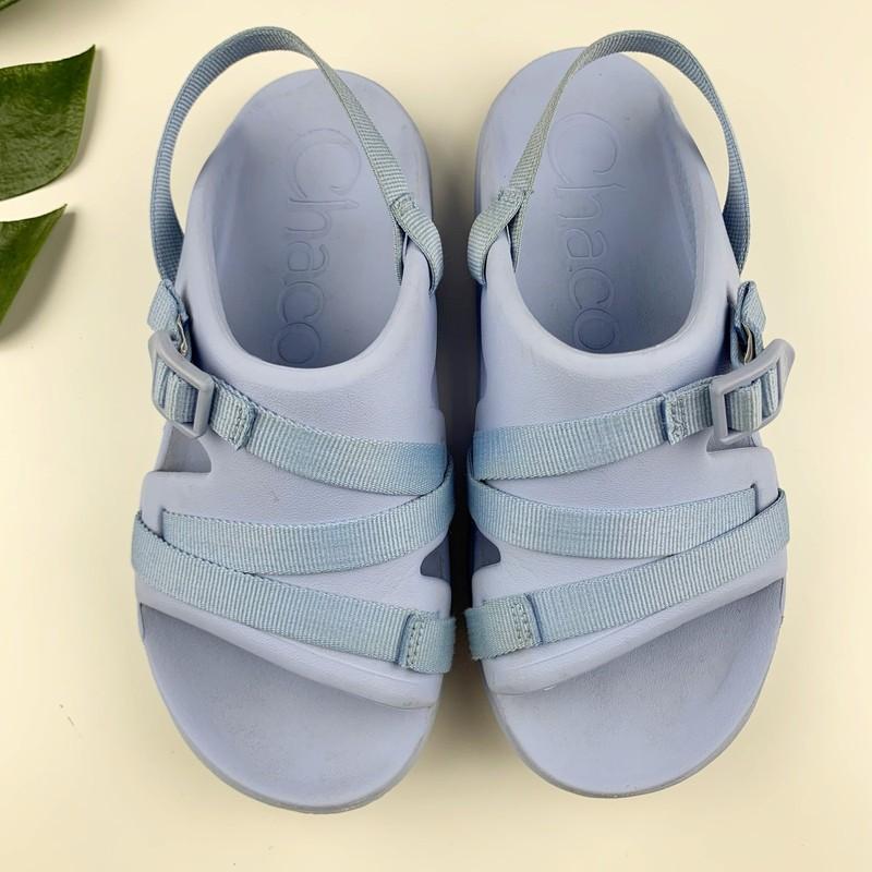 Chaco Chillos Sports Sandals Blue Comfort Adjustable Strap Kids Girls Youth 6