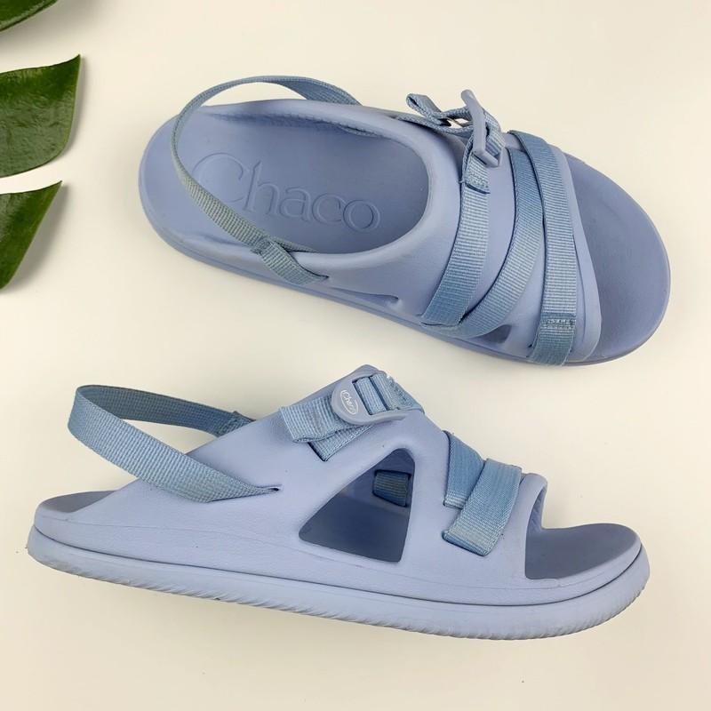 Chaco Chillos Sports Sandals Blue Comfort Adjustable Strap Kids Girls Youth 6