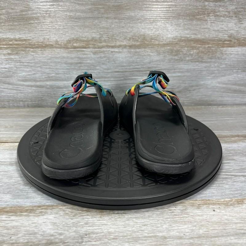 Chaco Kids Chillos Rainbow Slide Flip Flop Sandals Size 6