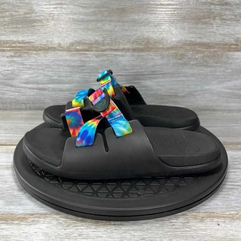 Chaco kids Chillos Rainbow Slide Flip Flop Sandals Size 6