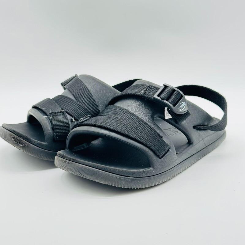 Chaco Sandals Girls 1Y Black Hiking Flip Flops Sport Beach Waterproof Shoes