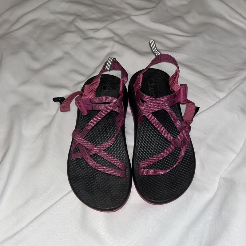 Chaco Sandals Pink Size 5 Strappy Pink White Hiking Water