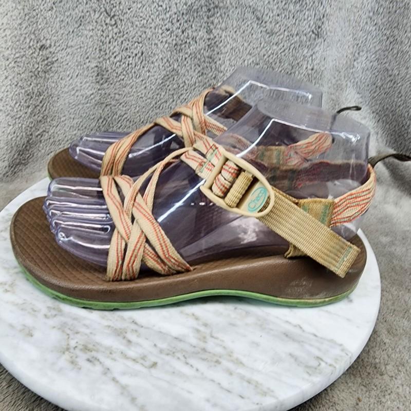 Chaco Shoes Girls Size 5 Brown Strappy Sandals *GUC*