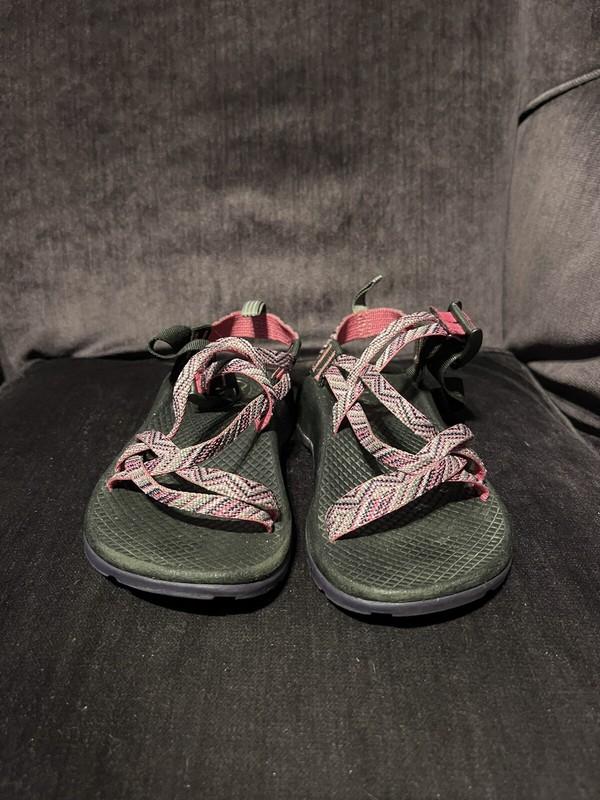 Chaco ZX/2 Kids Girl’s Sandals Size 2 Pink Gray Water Shoes