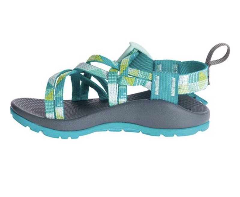 Chaco ZX1 Ecotread Sport Sandals Kids Toddler Size 10 (New In Box) Puzzle Opal