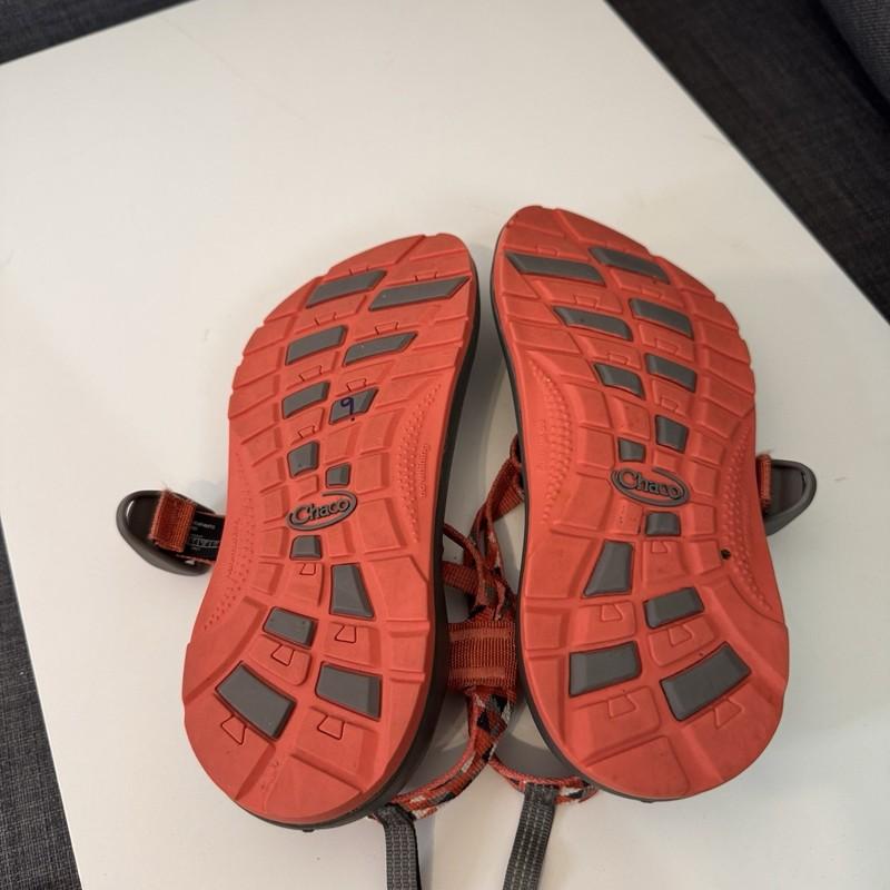 Chaco Zx1 Ecotread Sports Sandal Big Kid Size 4 Coral