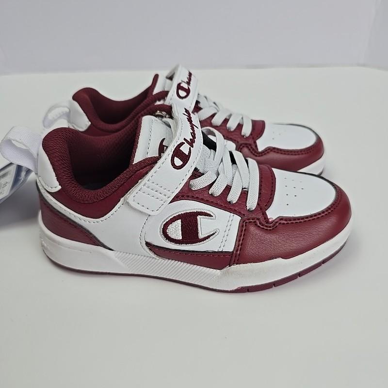 Champion Arena Power Low Red White Skater Sneakers Size 11 Boys